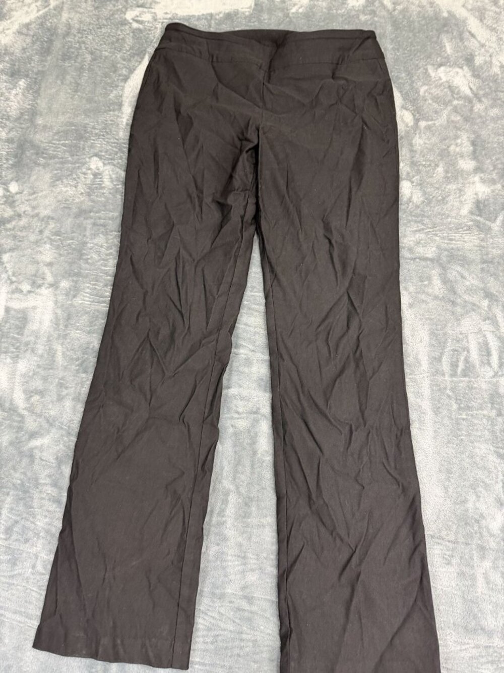 Tribal Womens Black Wide-Leg Pants Size 14 Rayon Blend